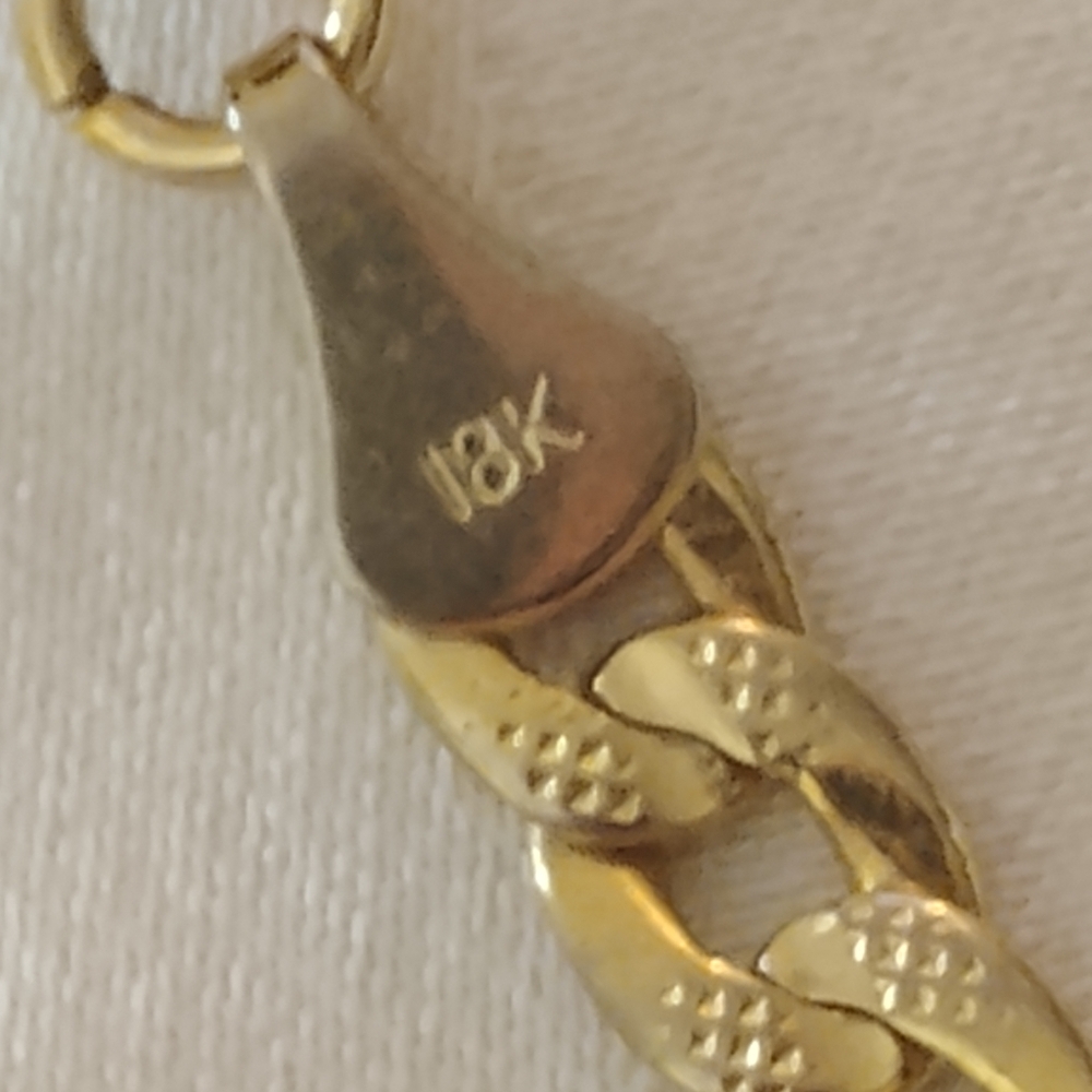 18k Gold Mariner Necklace 20"